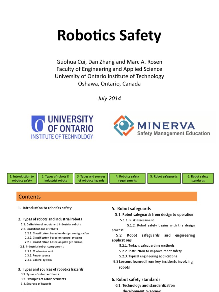 Robotics Safety-Teaching Module-Presentation | PDF | Robotics | Robot