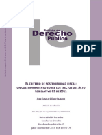 Criterio de Sostenibilidad Fiscal - Juan Camilo Gómez