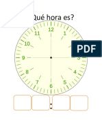 Reloj para escribir y borrar