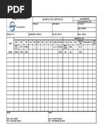 Jakap Lace Pvt. LTD.: Material Test Certificate