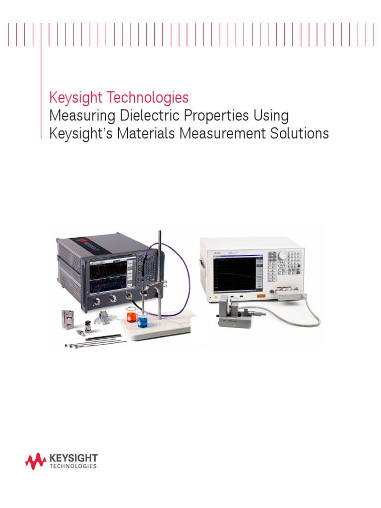 Basics of Measuring The Dielectric Properties of Materials | PDF ...