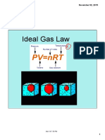 Ideal Gas Law: PVNRT - Notebook November 02, 2015