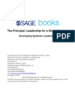 The Principal: Leadership For A Global Society