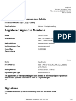 Whitefish Registered Agent Change
