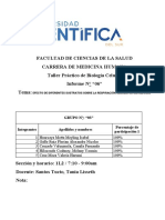 Informe 6 Biología Celular