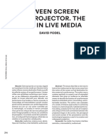 Between Screen and Projector The Live in PDF