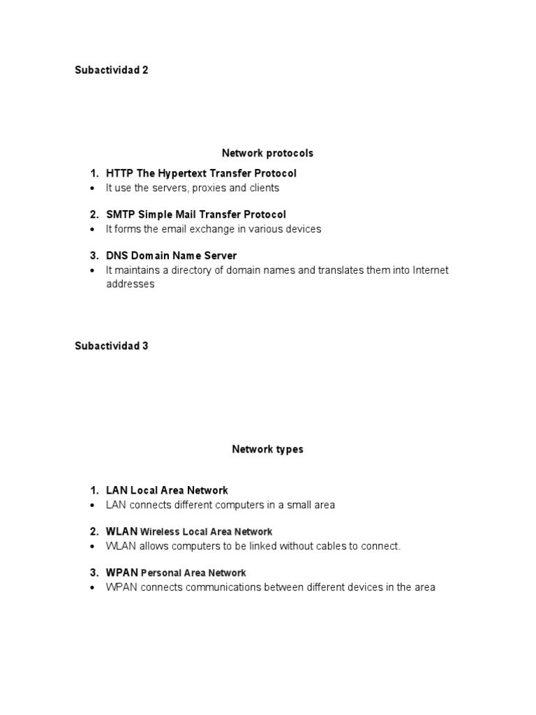 Overview of Network Protocols and Types | PDF | Wireless Lan | Channel ...