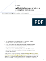 [Commentary] India’s farming crisis is a crisis of the ecological commons.pdf