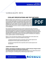 Coolant Requirement ASTM