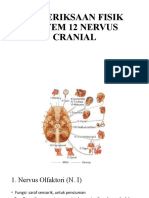 Pemeriksaan Fisik Sistem 12 Nervus Cranial