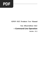 GPON OLT (New 8PON Port, 16PON Port) User Manual-Command Line Operation - V1.1 20180723