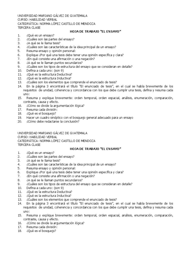 CUESTIONARIO ENSAYO