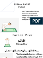 Gerakan Sholat