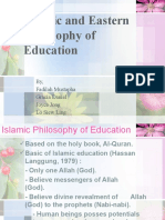 Islamic and Eastern Philosophy of Education