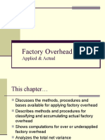 Factory Overhead: Applied & Actual