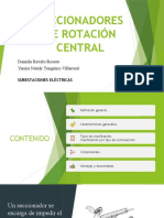 Seccionadores de rotación central: características y tipos