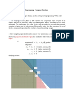 Linear Programming Computer Solution