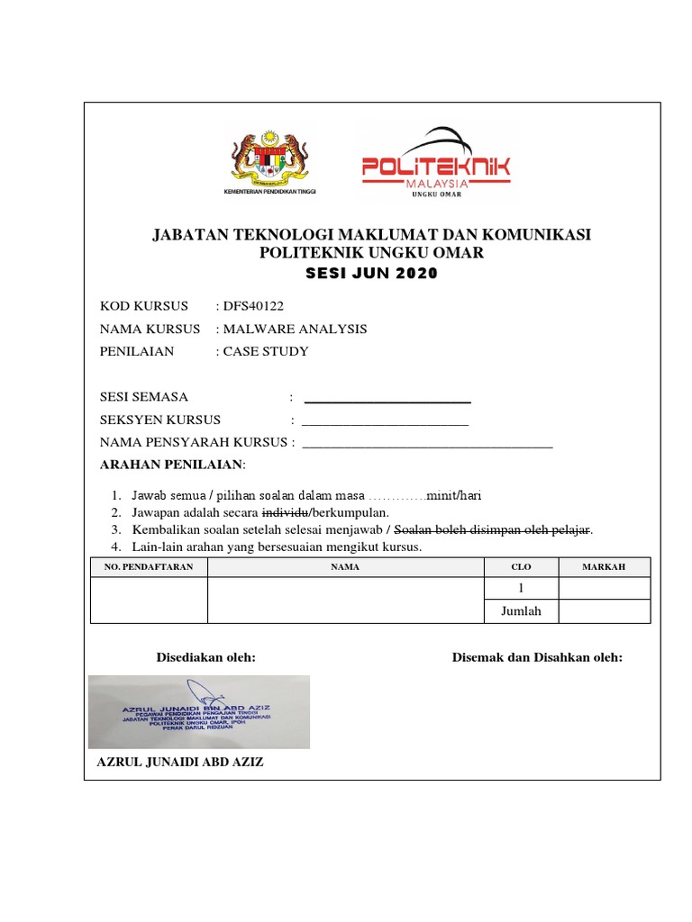 Case Study Dfs40122 Pdf Computing Software