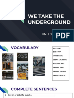 Unit 3 - We Take The Underground PDF