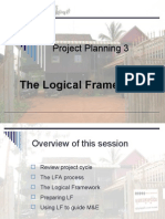 Project Planning 3: The Logical Framework