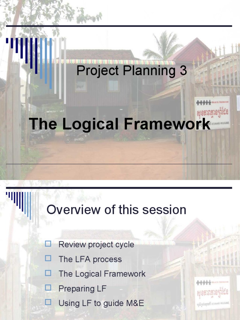 Project Planning 3: The Logical Framework | PDF | Goal | Strategic ...