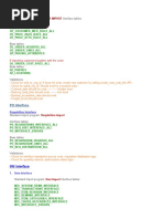 Oracle INTERFACES