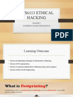 Dfs6113 Ethical Hacking: Gathering Target Information