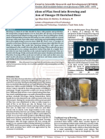 The Integration of Flax Seed Into Brewing and Production of Omega 3S Enriched Beer