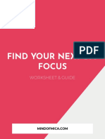 Find Your Next Big Focus: Worksheet & Guide