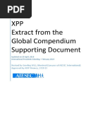 XPP Extract From The Global Compendium Supporting Document