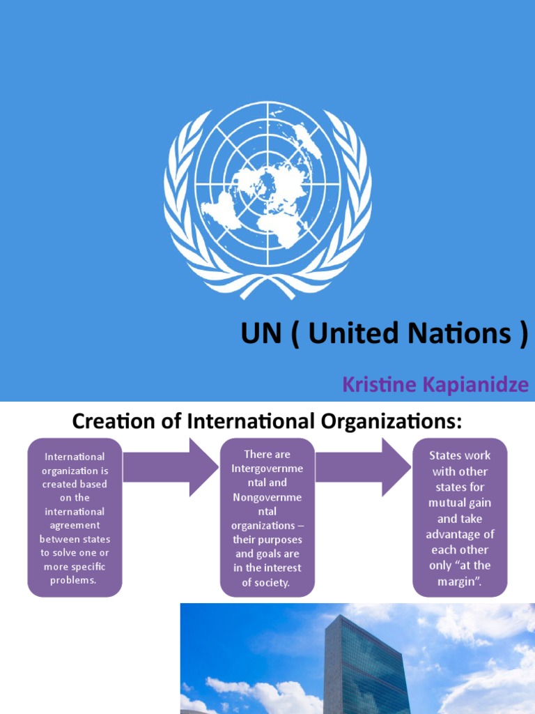 History and Functions of the UN | PDF | United Nations | International ...