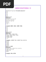 Aptitude Solved Problems - 12