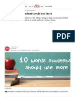 10 Words Every Student Should Use More - Education Today News