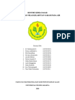 Resume Menentukan Nilai Kelarutan Garam Dalam Air - Kelompok 1