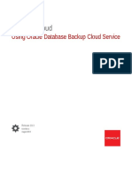 Using Oracle Database Backup Service PDF