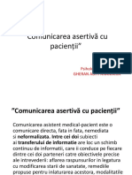 PPT - Suport de curs - Comunicarea asertivă cu pacienții.pdf