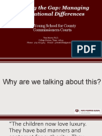 Bridging The Gap: Managing Generational Differences: V.G. Young School For County Commissioners Courts