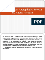 Profit and Loss Appropriation Account and Capital Accounts