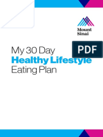 My 30 Day Eating Plan: Healthy Lifestyle