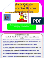 05 Infantil Prueba Evaluación Conceptos Básicos