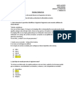 1 Medio Evaluación 1 Semana de Mayo