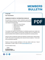 Member Firms Bulletin - Payment of Contributions Reminder PDF