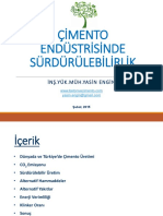 Çimento Üretiminde Sürdürülebilirlik