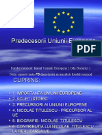 Predecesorii Uniunii Europene