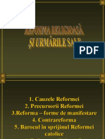 Reforma Si Contrareforma Religioasa