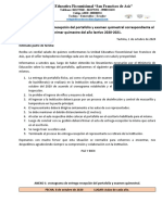 Protocolo para Entrega-Recepcion de Portafolio y Examen Quimestral