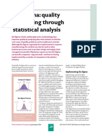 Six Sigma: Quality Processing Through Statistical Analysis