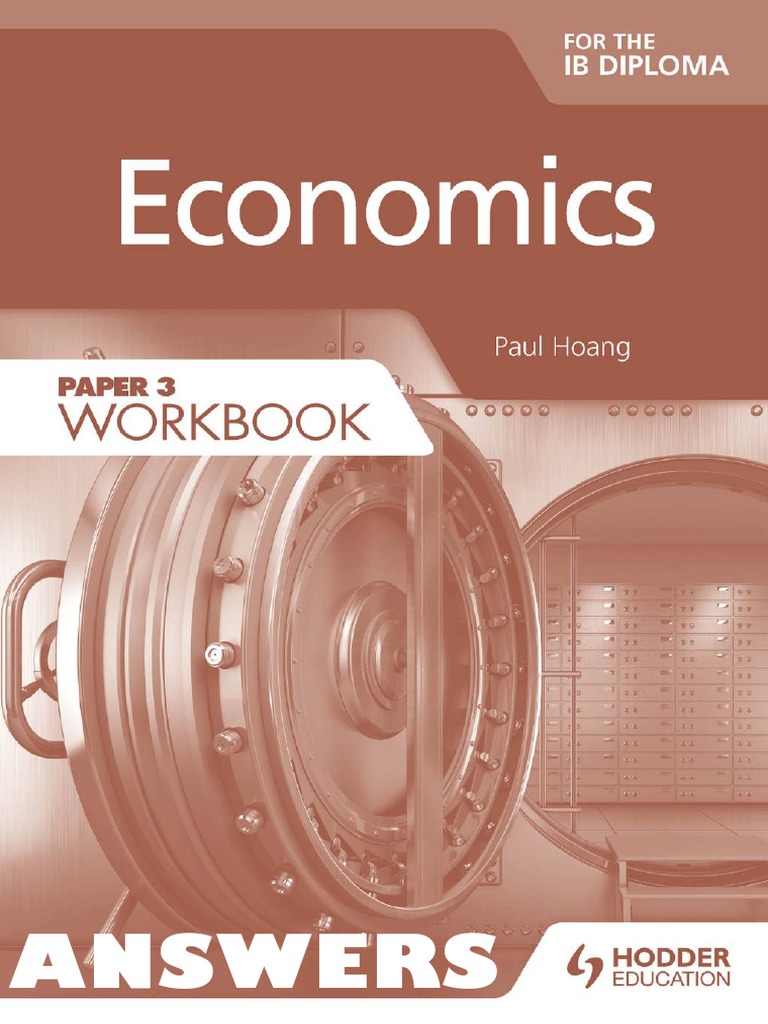 IB Economics Paper 3 Workbook Answers | PDF | Demand | Supply (Economics)
