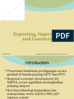 exporting, importing and countertrade