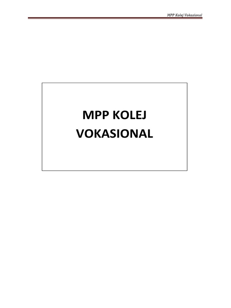 10 Garis Panduan Majlis Perwakilan Pelajar Mpp Kolej Vokasional Pdf